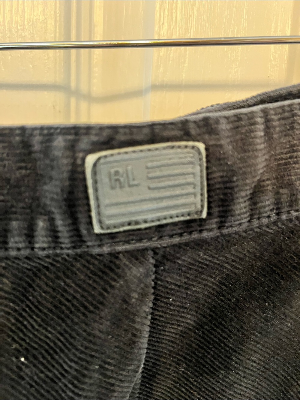 Vintage 90s Polo Jeans Co Ralph Lauren Black Corduroy Maxi Skirt Size 6 Y2K - Picture 7 of 10
